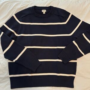 J.Crew Stripped Cotton Sweater